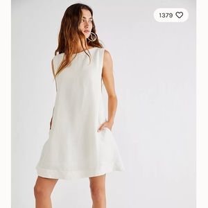 Free People “Sammi Linen Trapeze” Dress